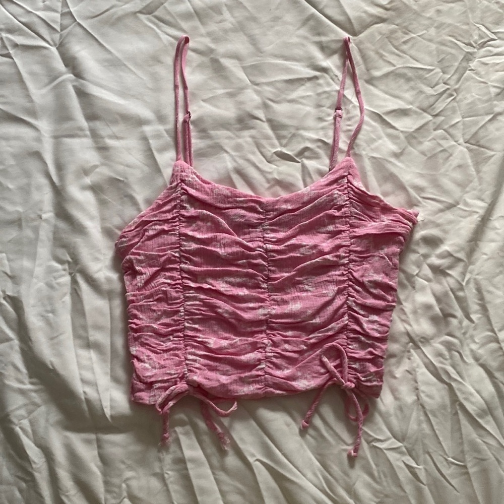 Forever 21 pink crop top